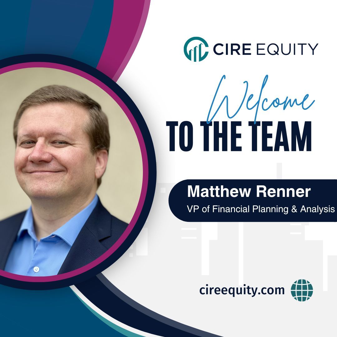 Please give a warm welcome to Matthew Renner, our new VP of Financial Planning and analysis! With an impressive 14 years of real estate experience under his belt, he brings a wealth of knowledge, including 12 years specifically in REIT experience. 

buff.ly/3wrmt2h