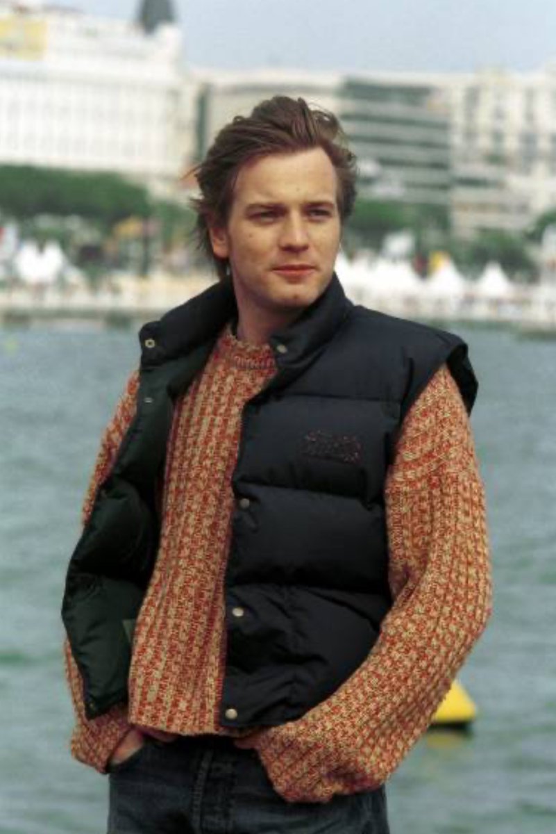 On this day in 1999; Ewan McGregor arrives on a speedboat to attend the photocall for his new movie ‘Nora’ at Cannes Film Festival