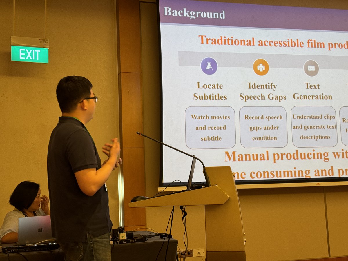 AlexQChen's tweet photo. Day 2 of the Web4All #W4A2024 conference featured several research studies leveraging #AI to address #WebA11Y pain points. #Web4All #www #web #Singapore

https://t.co/hKpzngYxtG https://t.co/rpQEl1aq3p