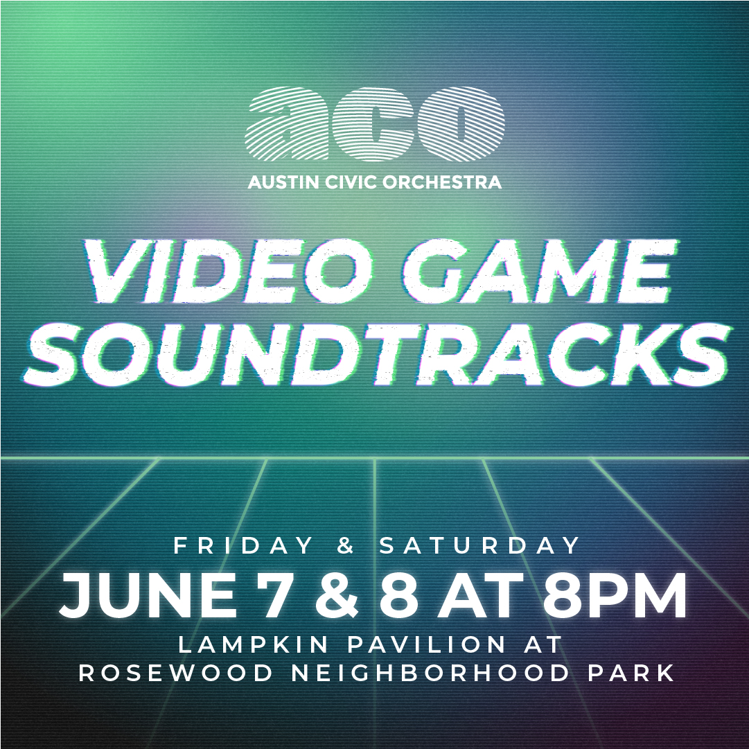 Do you like video game music? We have the events for you! Two evenings of outdoor concerts featuring highlights from video games old and new. 

For more information visit ticketstripe.com/2024-06-07

#austin #austintexas #austintx #atx #orchestra #texas #outdoors #classicalmusic