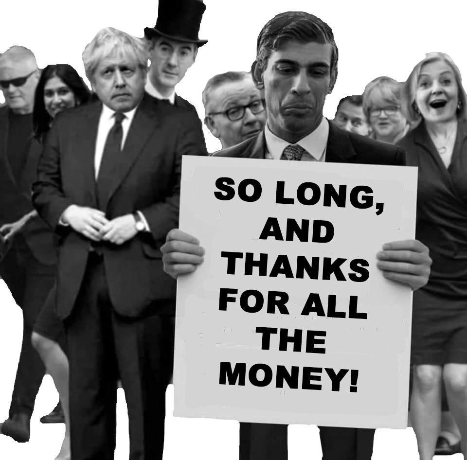 Brexit was never done to give us more sovereignty.  It was done by a bunch of media moguls, politicians, wealthy landowners and businessmen to enrich themselves outside the oversight of the EU.  It worked. #ToryChaos #ToriesCorruptToTheCore  #ToryCriminals #GeneralElectionN0W