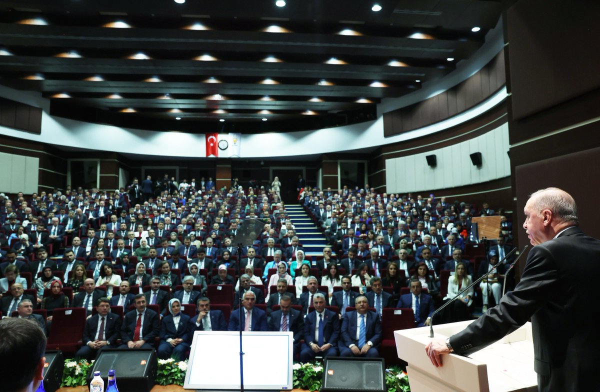 Genel Başkanımız ve Cumhurbaşkanımız Recep Tayyip Erdoğan, Genişletilmiş İl Başkanları Toplantımıza katılarak konuşma yaptı.