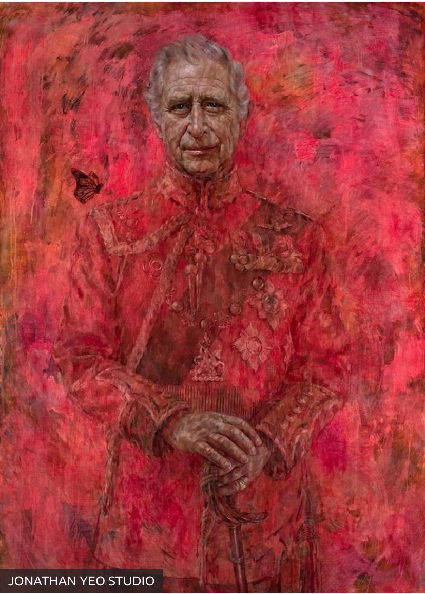 Congratulations to Jonathan Yeo for capturing the King’s true essence.👏 Evil, vain, vindictive … bringer of chaos & envy! Camilla is said to have looked at the painting and told Yeo, 'Yes, you've got him.'

Link 👉 archive.md/kcGMN