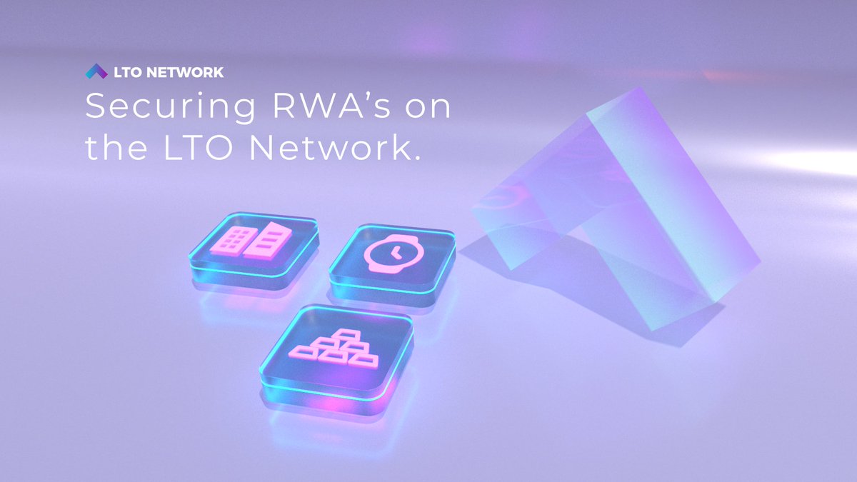 📘Blog Post Let's take a look at how our Layer-1 blockchain is used as a solution for securing RWA's. 👨🏻‍🚀 This next generation technology will transform the world of finance. $LTO 📑Link: blog.ltonetwork.com/securing-rwas-…