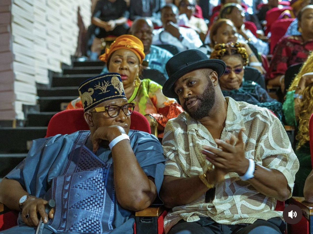 Unarguably the oldest Nigerian film producer alive, resilient Oga Bello at 73 seated with his son @realfemiadebayo is set to release a blockbuster movie most soon. Preparations are in top gear as the movie is hitting the big screen. @nollycircle @HomeNollywood4