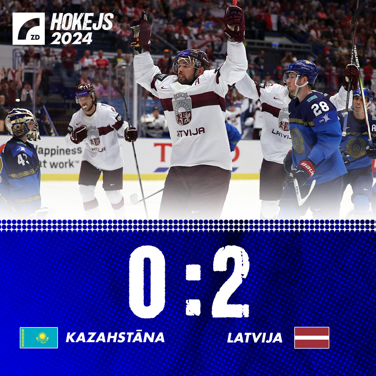 Spēcīgā spēlē 🇱🇻 Latvijas izlase izcīna trešo uzvaru Pasaules čempionātā hokejā! 

Foto: IMAGO/Andreas Beil/Scanpix

#hokejs #iihfworlds