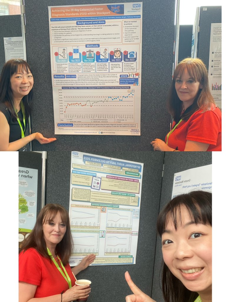 Stockport Colorectal 2 week wait team tweet media