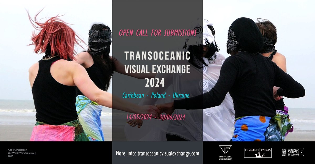 Open call for #videoart and #film submissions from the Caribbean, Poland, Ukraine and their diasporas: transoceanicvisualexchange.com/tve-5-open-cal…