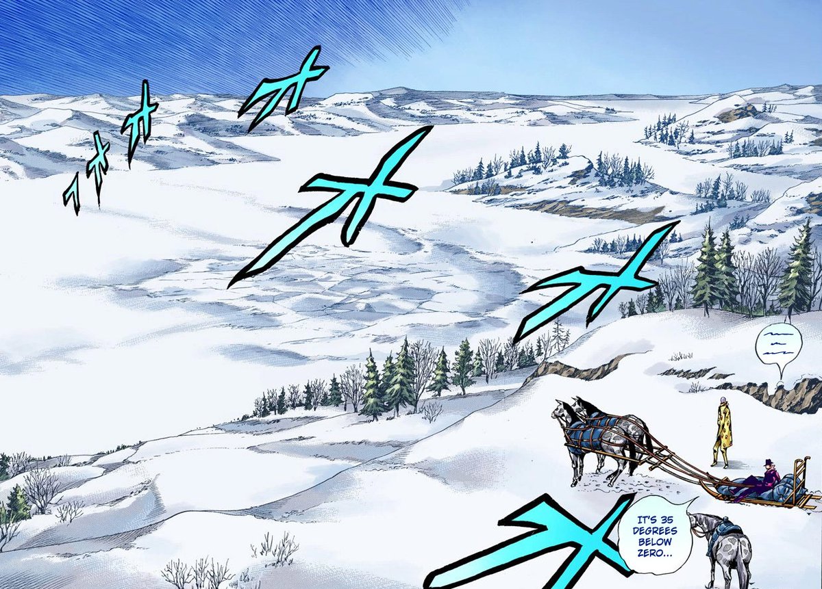 Can't express enough how much I love the way Araki draws the nature and landscapes in SBR