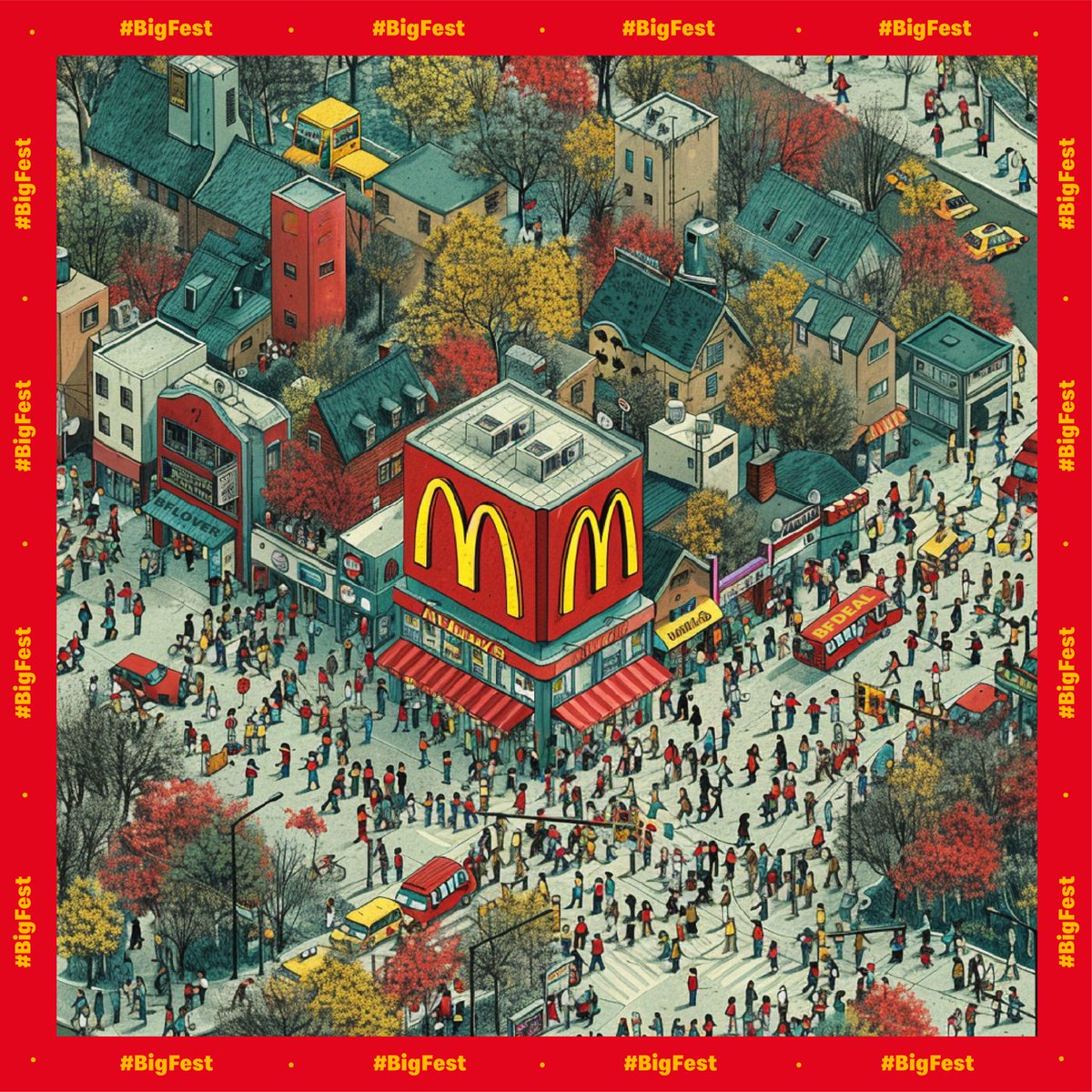 Explora cada rincón 🔎 de la ciudad McDonald’s para descubrir los códigos secretos que te llevarán a increíbles descuentos📱🎉 ¿Cuántos encontraste? 👀 Ingrésalos en McDonald’s App por Pide y Retira o McDelivery para disfrutarlos 🤤