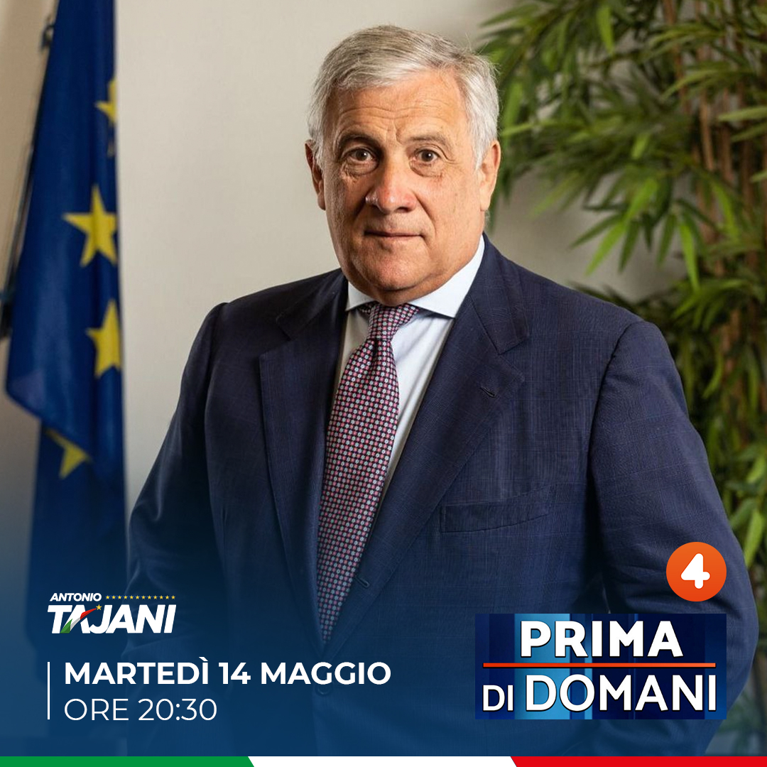 📺 Ci vediamo tra poco a @Prima_di_domani su #Rete4. Vi aspetto!