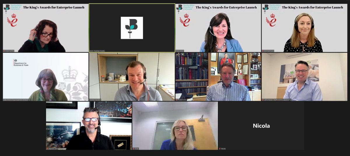 This morning marked the commencement of the King’s Awards for Enterprise Launch webinar, an event we had the privilege of hosting. Enclosed is a snapshot capturing our speakers.