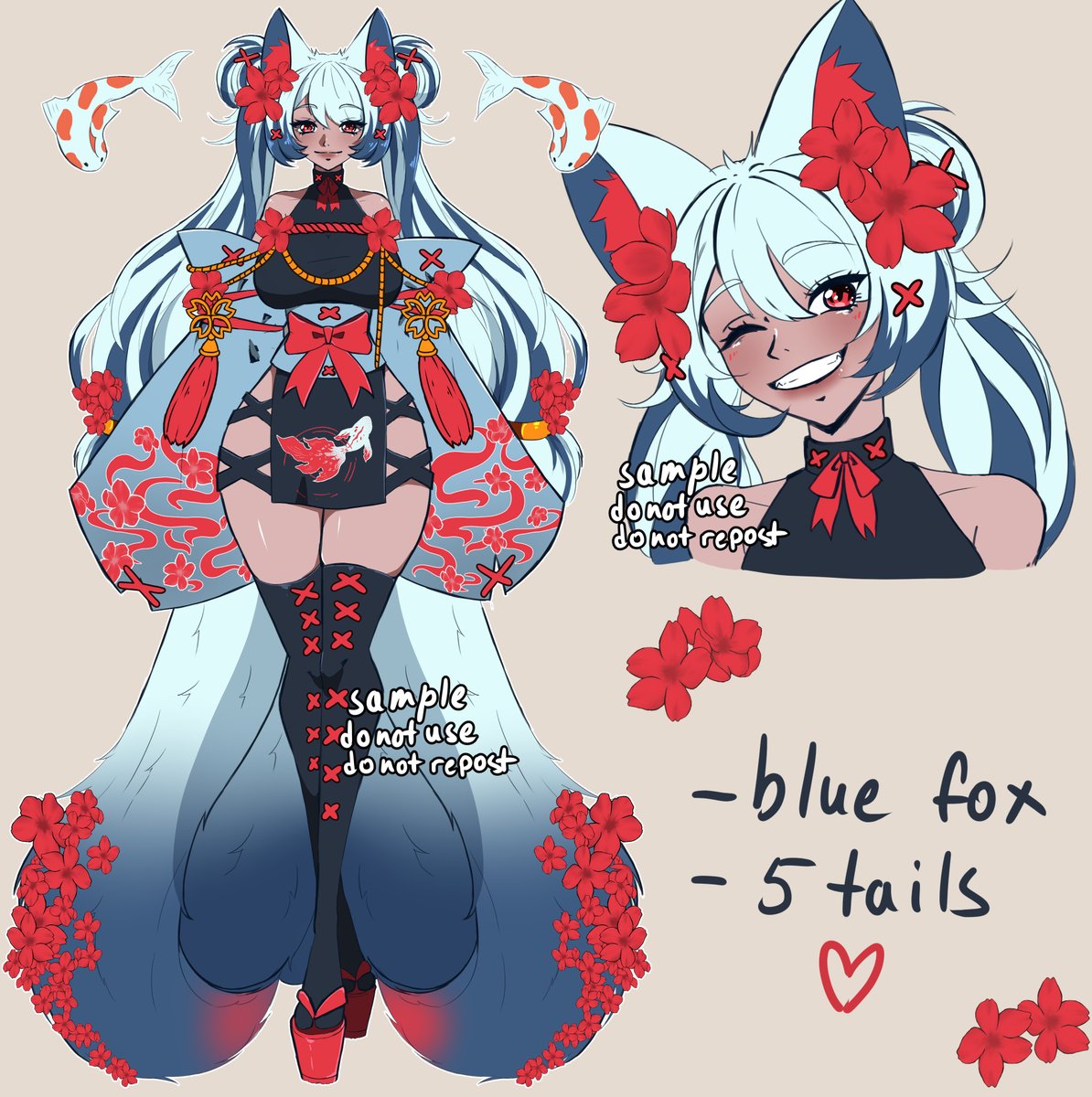 Set price adoptable 🌸

Price 1: 60$ (personal use)         
Price 2: 90$ (commercial use)    

Payment via buymeacoffee (very prefereble) or ppal. 

Reply or dm me to claim ^^         

#adoptables #adopt #Vtuber #VtuberEN #characterdesign #oc