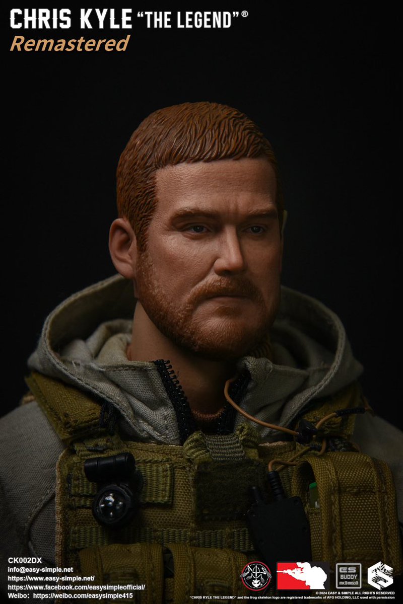 blackopstoys's tweet photo. It’s all in the details.  This is Chris Kyle in one sixth scale.  #thelegend #americansniper #chriskyle #tackf #preorder #navyseal 

Preorder now @ https://t.co/IsgIoumIlm https://t.co/TTJ9gds9Hb