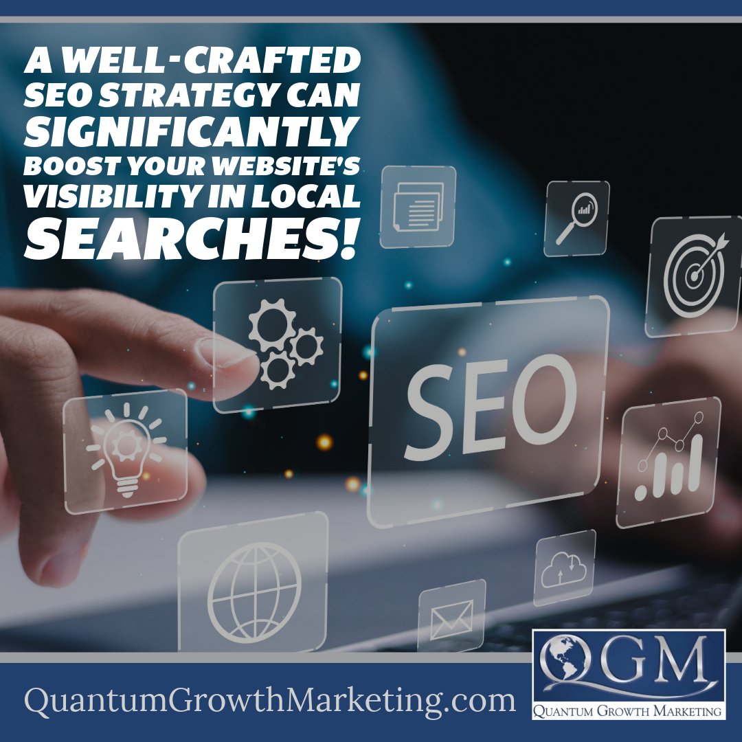 📈 A well-crafted SEO strategy can significantly boost your website's visibility in local Houston searches! Contact Your Digital Marketing Agency Now: quantumgrowthmarketing.com Let Quantum Growth Marketing help your business climb the rankings! #SEOHouston #Houston #LocalSearch…