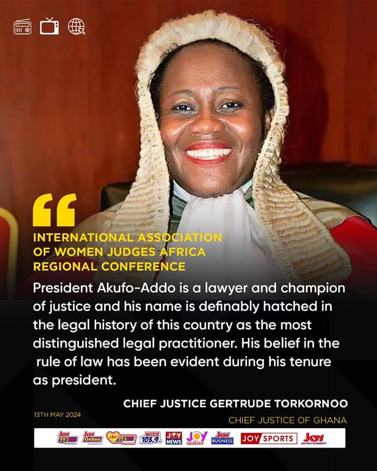 Dear Chief Justice you boldly lied at the just ended regional conference. Anything you said about so called Human rights lawyer, who turns to be highly lawless President now. Former Auditor general's removal,8 Innocent Ghanaians die in 2020 general elections & etc. #C.J lied