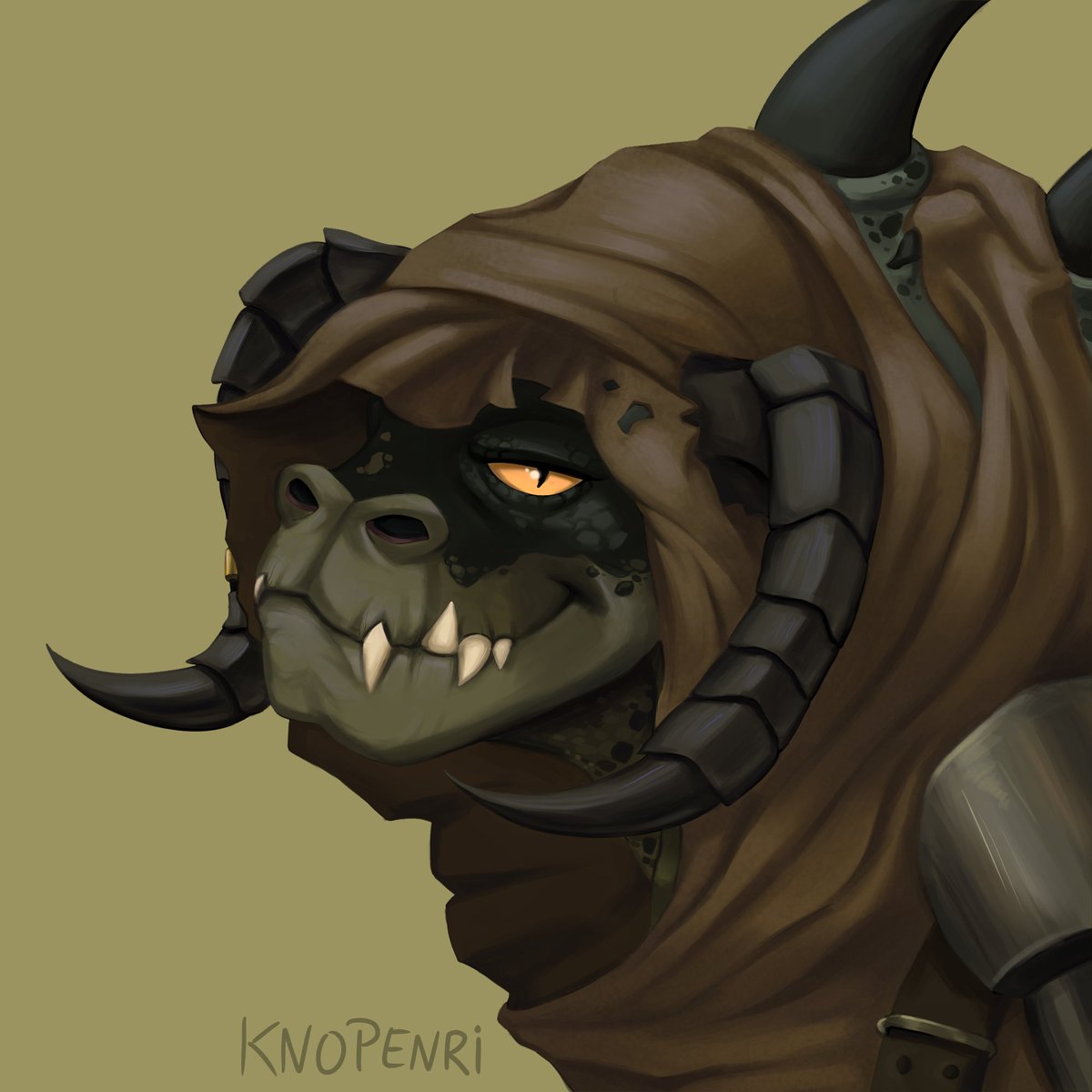 Commission for <a href="/ChimaeraCarnage/">ChimaeraCarnage🇬🇧</a>! This is his deathclaw character! She has such a cool design and was a lot of fun to draw!✨