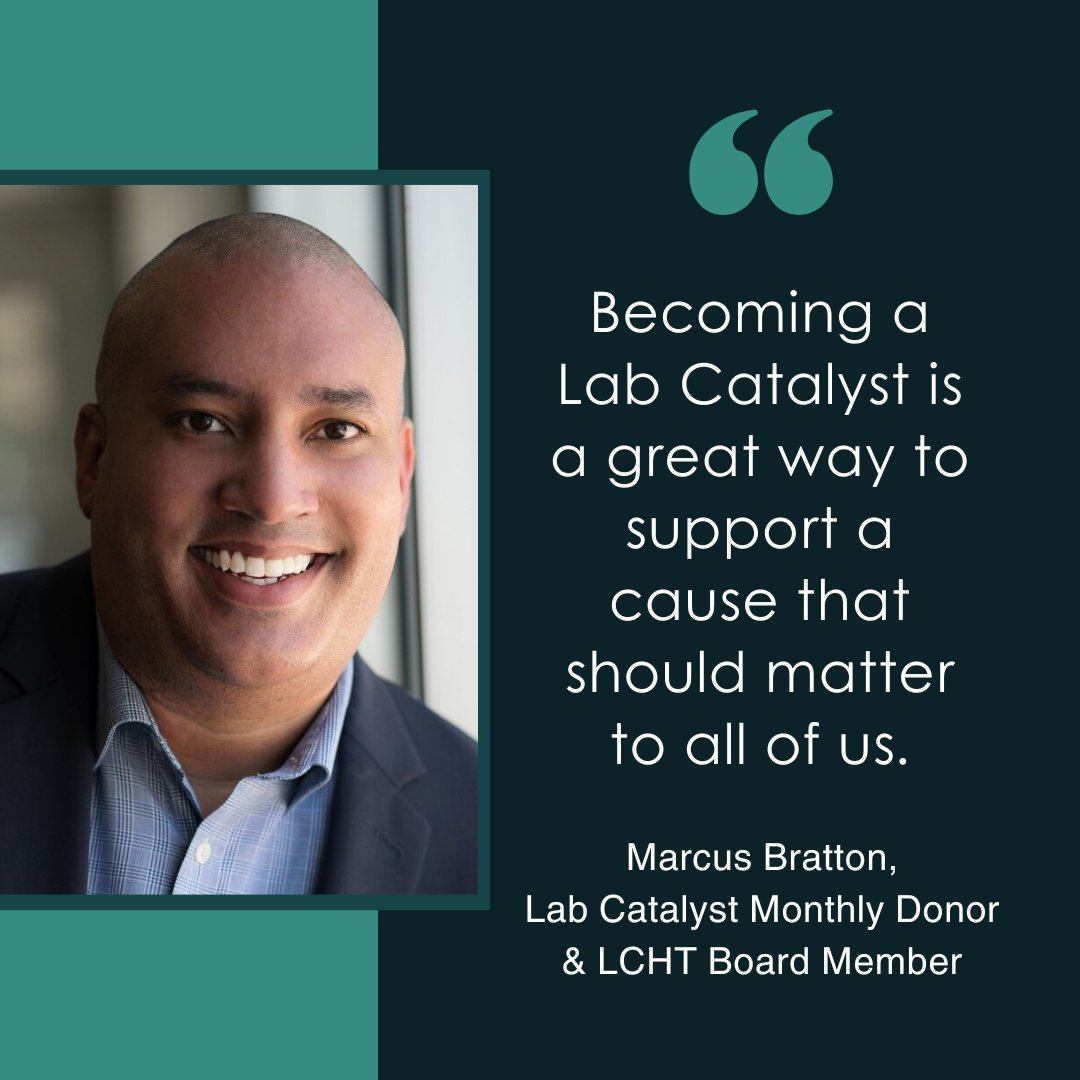 lab2cht's tweet image. Marcus decided to donate monthly as a #LabCatalyst because “supporting the work year round, as opposed to a one-time donation, is a systematic way to ensure LCHT can sustain this powerful work.” Join Marcus in ending #HumanTrafficking in #Colorado: combathumantrafficking.org/how-to-help/la…
