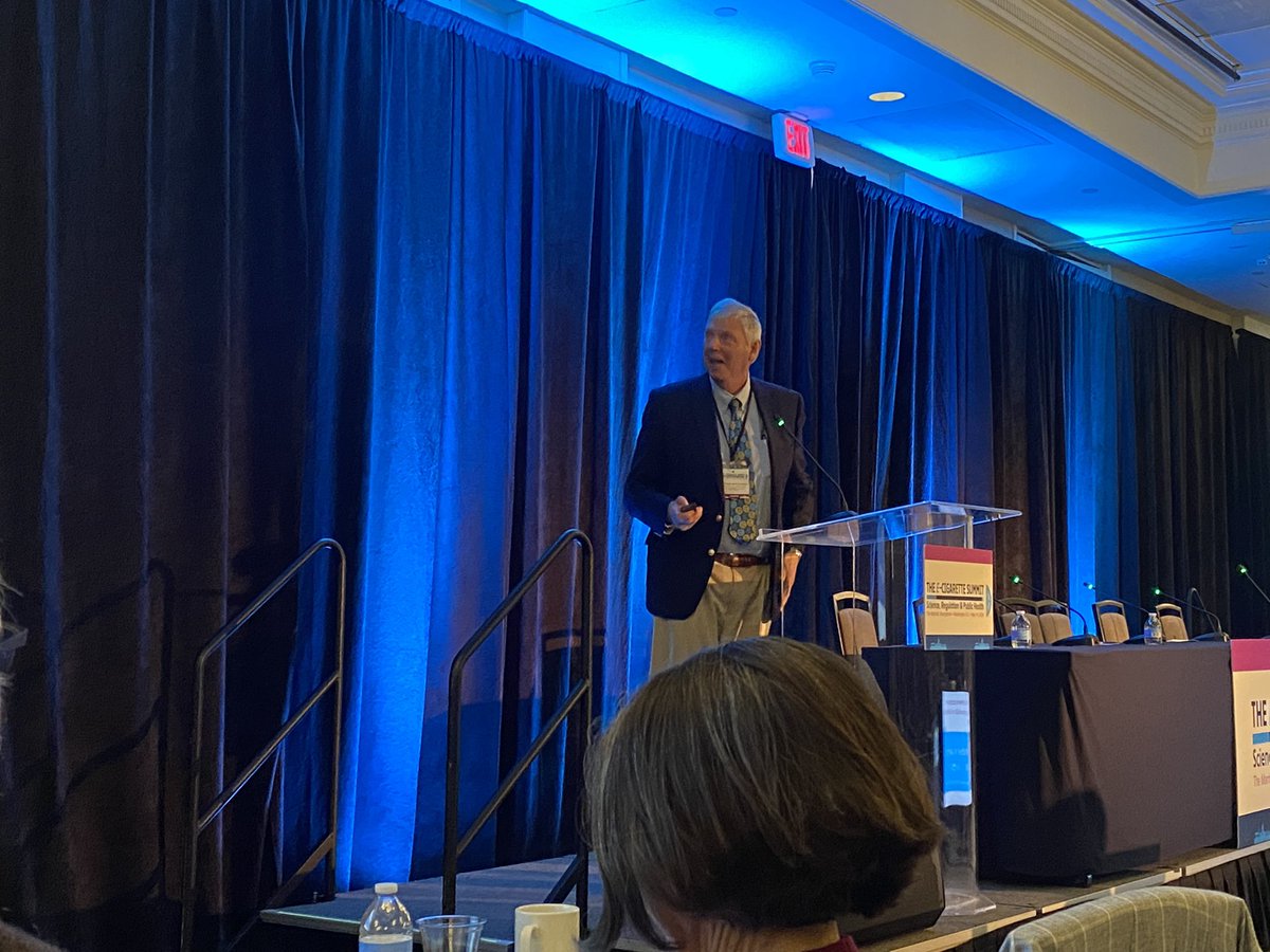 Dr. Cummings presenting on the history of the Surgeon General report and what it means for us today at the #ecigsummit