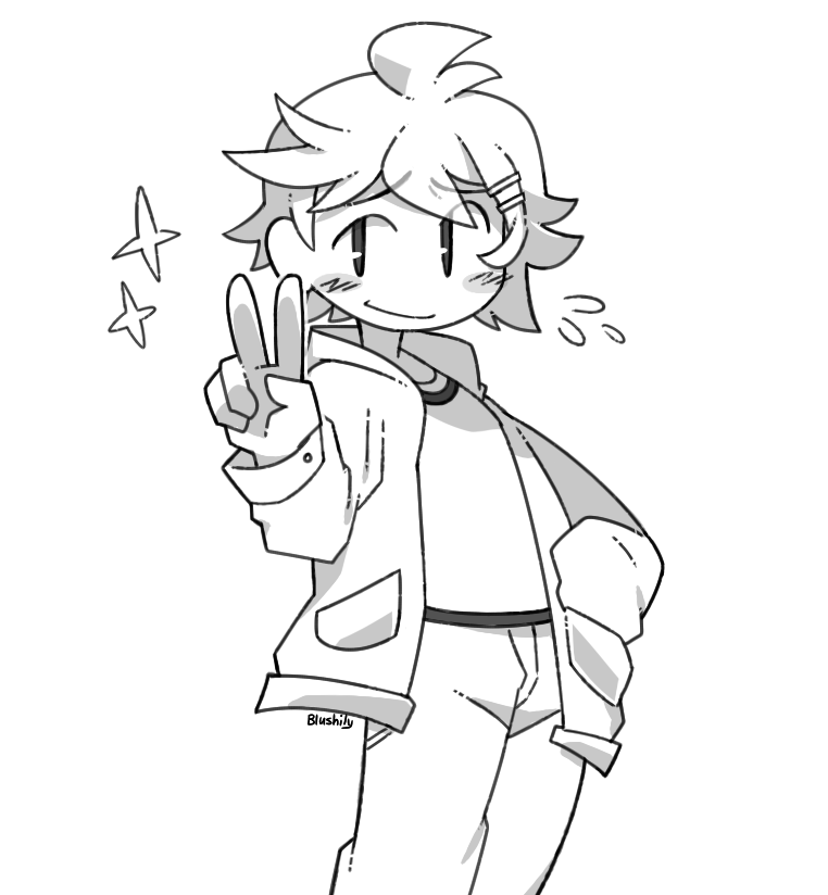 Some more comms (B/W Doodles) 