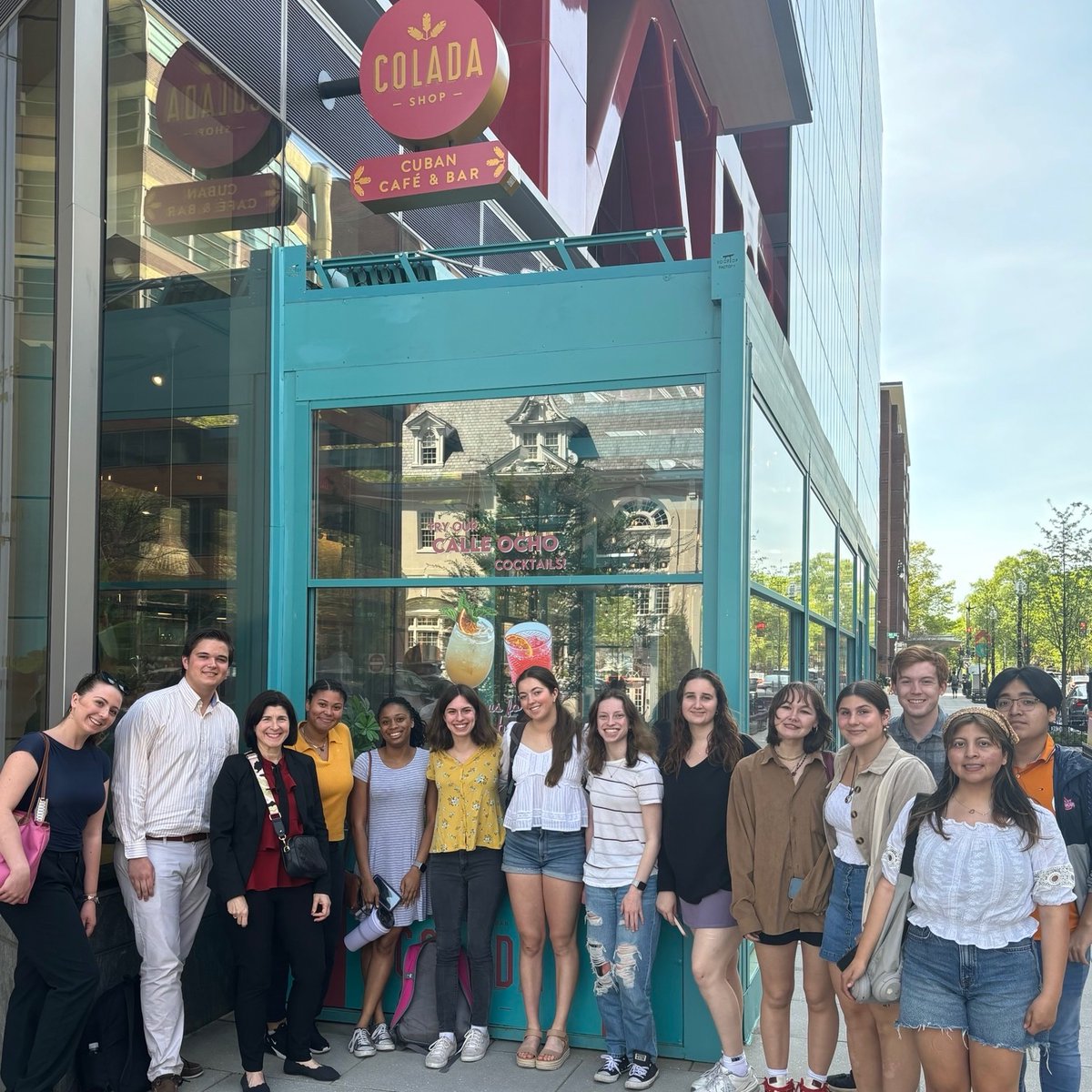 Thank you to #SineStudentAdvisors Meera Hajarnis, Cecilia Duncker, Julianna Caskie, Daniel Punales, Nicholas Adam, and Ethan Puc and all who joined us for #2024SineFellow Daniella Senior's events in MGC and @Coladashop this semester!
