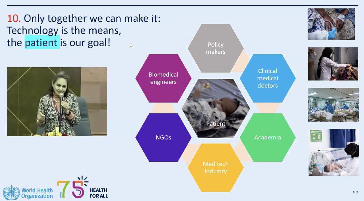 #Globalhealth leader & biomed #engineer extraordinaire @AdrianaVelBer from @WHO takes the stage at the #RoadtoOxygen meeting in #Senegal today.

And what did she say about #OxygenAccess? 

Put patients 1st 🩷

#InvestinOxygen @DrTedros @DrMikeRyan 
#GlobalOxygenAlliance