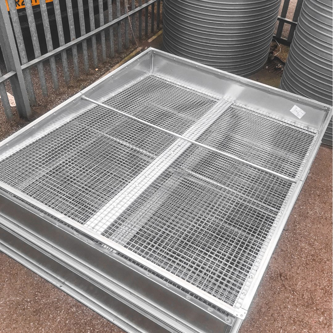 We have some excellent examples of meticulously fabricated terminations with mesh. Created by our skilled fabrication team, who have advanced expertise. ✏If You Can Draw It, We Can Make It. #sheetmetalfabrication #industryleader #manufacturing