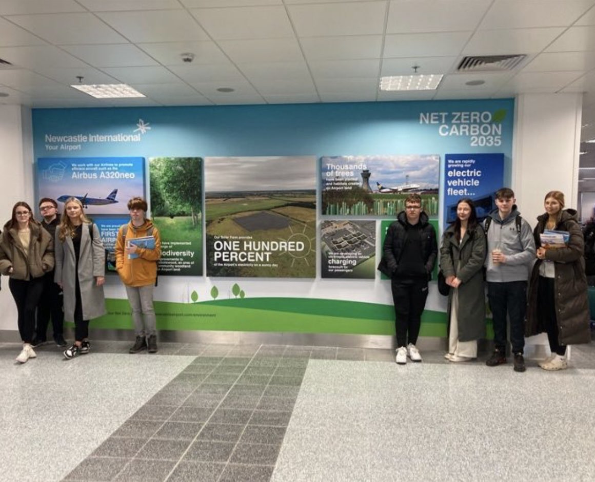 Find out all about our Travel and Tourism students visit to @NCLairport to chat all things from tech to sustainability. 🙌 Connor, our travel student tells us all here: bit.ly/3JYoohU