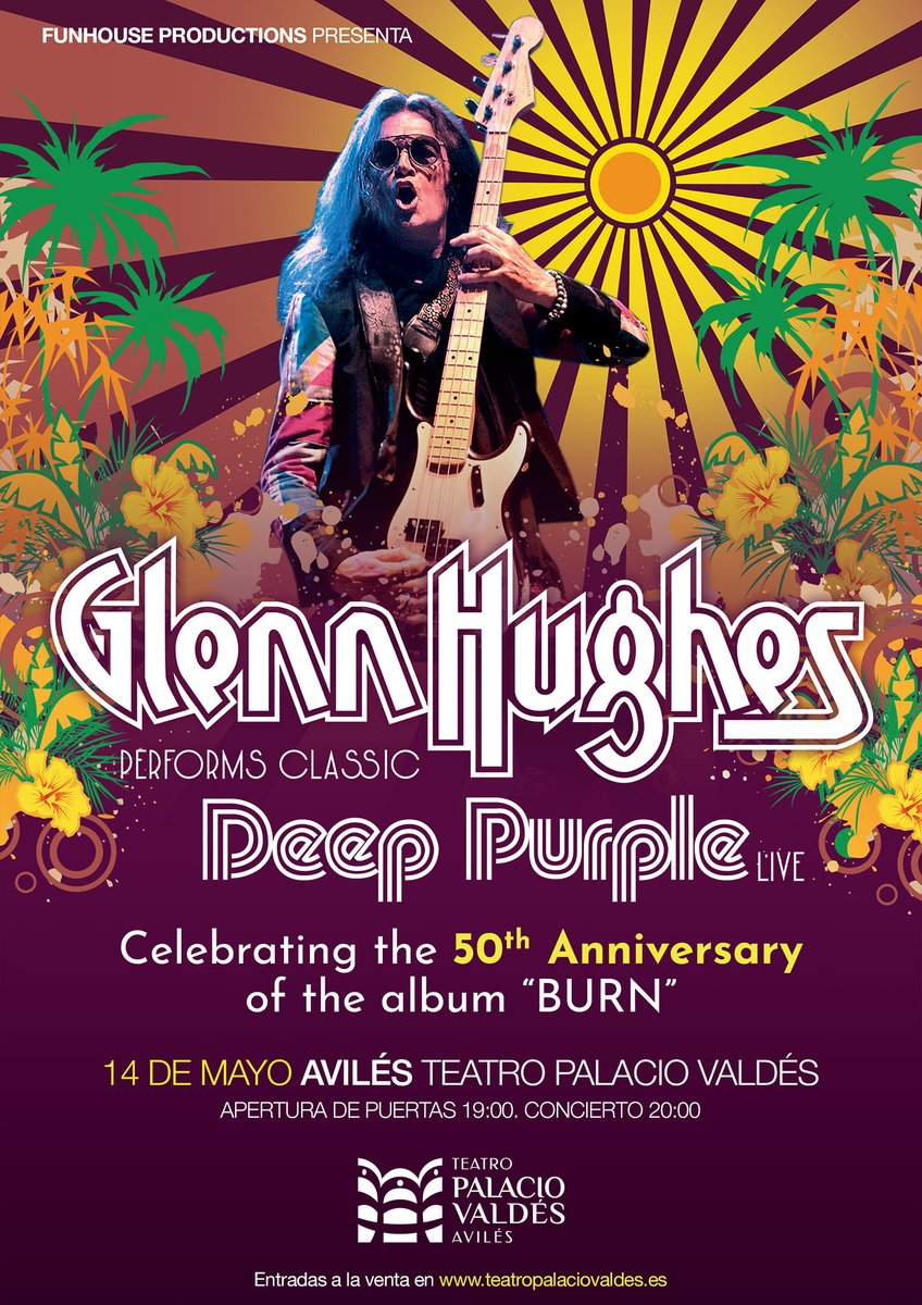 #OnThisDay in 2023, Glenn Hughes @glenn_hughes played LIVE @TeatroPalacioVa in Avilés, #SPAIN 🇪🇸 #GlennHughes #GlennHughesPerformsClassicDeepPurpleLive