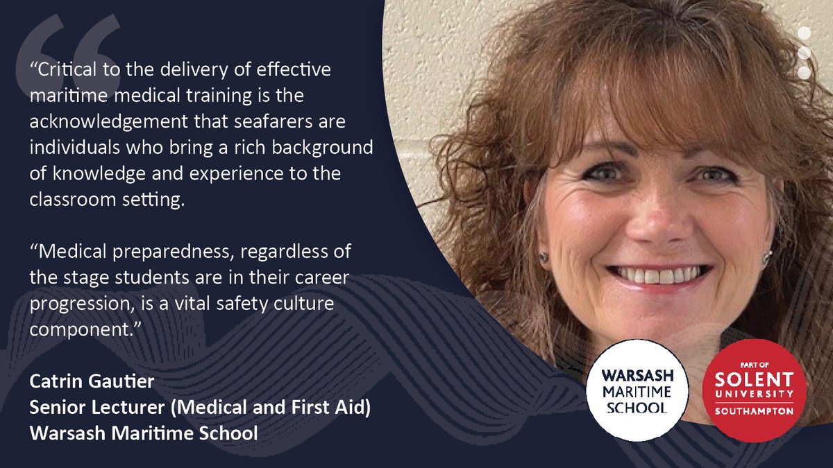 At #WarsashMaritimeSchool, part of #SolentUni, women across a diversity of roles are training the next generation of seafaring talent while driving safety at sea; the theme of this year’s #WomenInMaritimeDay. We're proud to celebrate their contribution. 👏👏 #Maritime