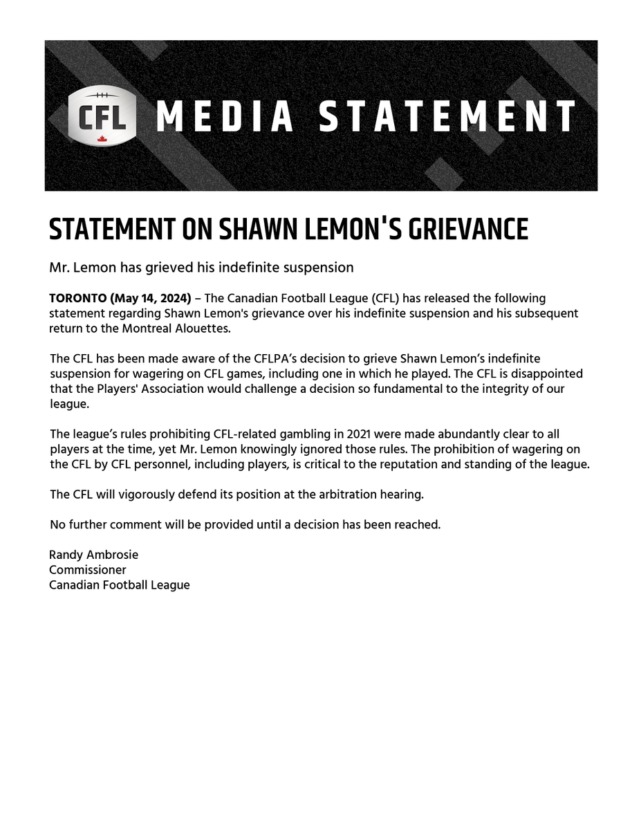 CFL Communications tweet media