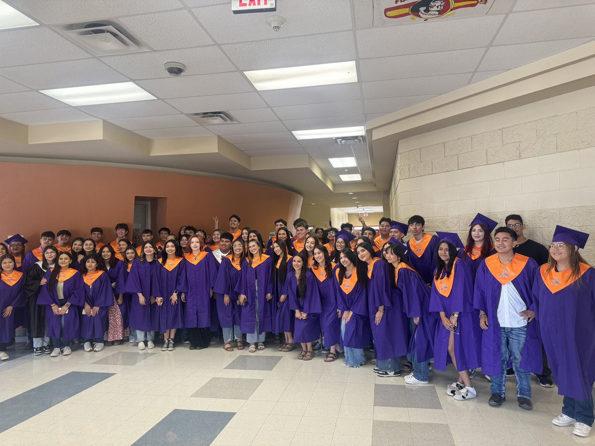 Senior Walks have begun. Thank you @Ensor_MS for having the Falcons walk the halls one last time.