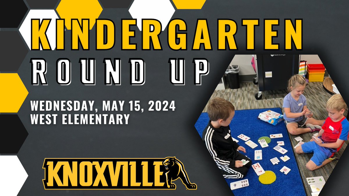 Reminder: Our Kindergarten Round Up takes place Wednesday, May 15!

Join us at West Elementary to sign up for kindergarten and get the information you need ahead of the 2024-25 school year. 💫