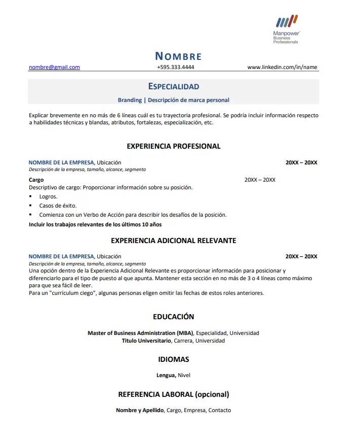 👏Hoy te enseñamos como se ve el Curriculum perfecto en 2024

✅Tips
📍Breve y directo
📍Destaca tus logros
📍En orden Cronologico
📍Pon habilidades claves del cargo que buscas

🔗Aprende más: forbes.com.py/liderazgo/guia…
