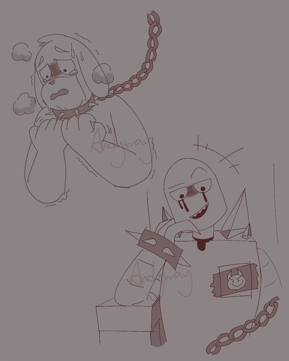 andyway1222's tweet image. 🤖🐶⛓️

#RobotDreams 
#evilrobot