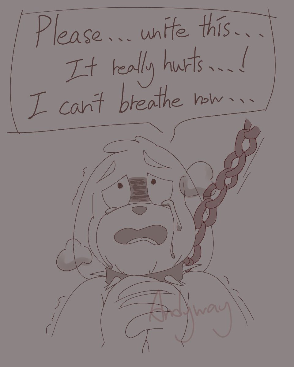 andyway1222's tweet image. 🤖🐶⛓️

#RobotDreams 
#evilrobot