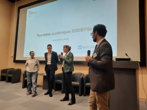 🍀 Journée remise des labellisations 
EDD et EPSa dans l’<a href="/ac_orleanstours/">Académie d'Orléans-Tours</a> au <a href="/MuseumOrleans/">Muséum d'Orléans</a> 

📋 conférences #OneHealth, CPS (Merci <a href="/BeyChenu/">Claire Bey</a> !), forum, présentations de démarches, témoignages des écodélégués du CAVL

➡️ #engagement #collectif #interdisciplinarité #interdegré