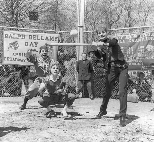 Lucille Ball playing softball in Central Park for the Broadway Show League when she was appearing in 'Wildcat'. Julie Andrews (starring in Camelot) was the catcher! Stefan Kanfer’s biography 'Ball of Fire: The Tumultuous Life and Comic Art of Lucille Ball' says that Lucille made…
