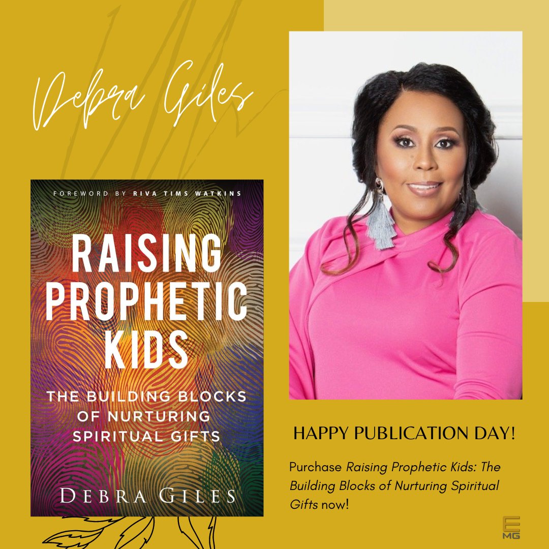 Happy publication day to Debra Giles. Her book Raising Prophetic Kids: The Building Blocks of Nurturing Spiritual Gifts (Chosen Books) is now out in the world and ready to bless. Get your copy wherever books are sold!

#bookbirthday #pubday #newbooks #newbooktuesday