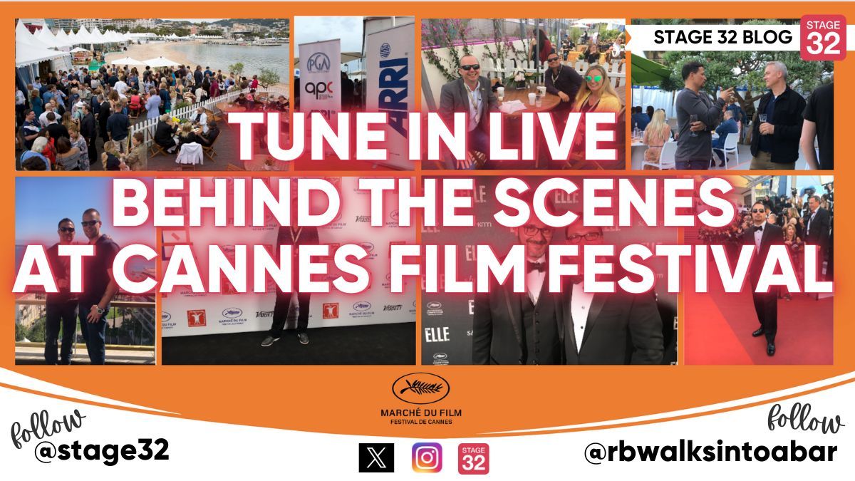 The 2024 Cannes Film Festival is in full swing and Stage 32 is all over the Croisette! Learn how to stay tuned in and part of the action in today's blog! 
bit.ly/3JXQkmb 
#cannesfilmfestival #cannes2024 #marchedufilm