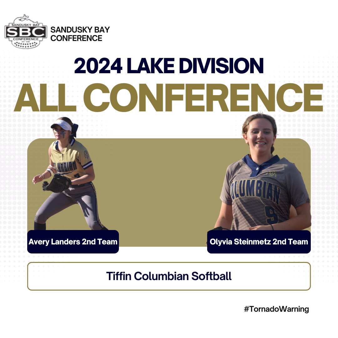 Congratulations to Avery Landers and Olyvia Steinmetz on their All-SBC Softball recognition!!

#TornadoWarning