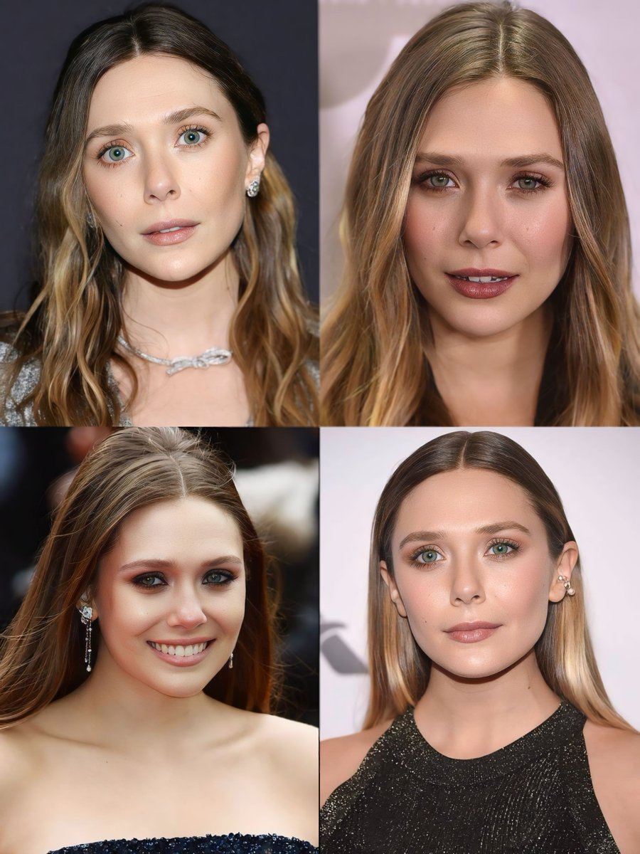 Elizabeth Olsen face card never declines!