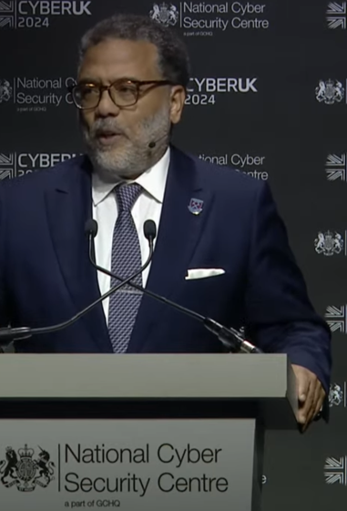 This morning at #CYBERUK24, National Cyber Director Harry Coker, Jr. discussed the need to continue prioritizing cybersecurity in our foreign policy saying, 'Cyber resilience is a strategic advantage.' Thanks for a great event @NCSC! Read his full remarks: whitehouse.gov/oncd/briefing-…