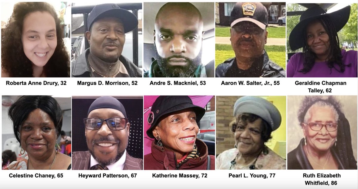 Two years ago today, a white supremacist killed 10 people and wounded 3 others in a racially motivated shooting at a supermarket in Buffalo, New York. It's the worst shooting in the city's history abcnews.go.com/US/shoppers-re…
