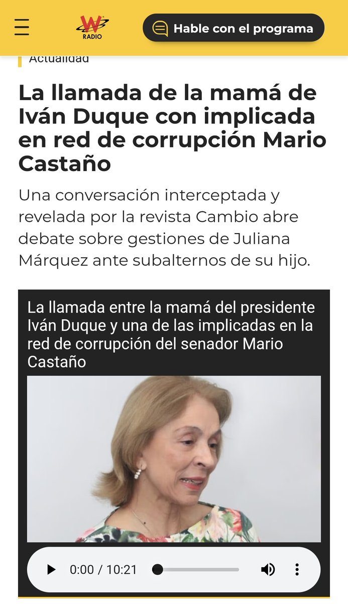 El señor Carrillo esta destapando las ollas podridas dentro de la institución @UNGRD, y como no lo pueden matar entonces lo demandan. Los poderes de la corrupción anda suelto, los poderes del CLAN d la 'madrina'. Ya hay un muerto, congresista en la cárcel y otro huyendo.