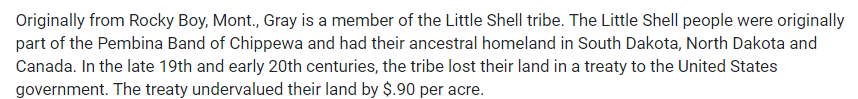 MichifMcKay's tweet photo. @MontanaWestern GG Jr is not Chippewa. Michel Gray is the grandson of Legend Kwarakante #MichelBand. If Gray grew up on Rocky Boy, there is no documentation to 'BACK IT UP'!
◀️🧐Tweet with link.
🔼▶️🧐Screenshot from article.
🔼◀️🧐BIA Copy of Ancestry from FOIA.
#LittleShellTribe https://t.co/qFrk5TWEpu