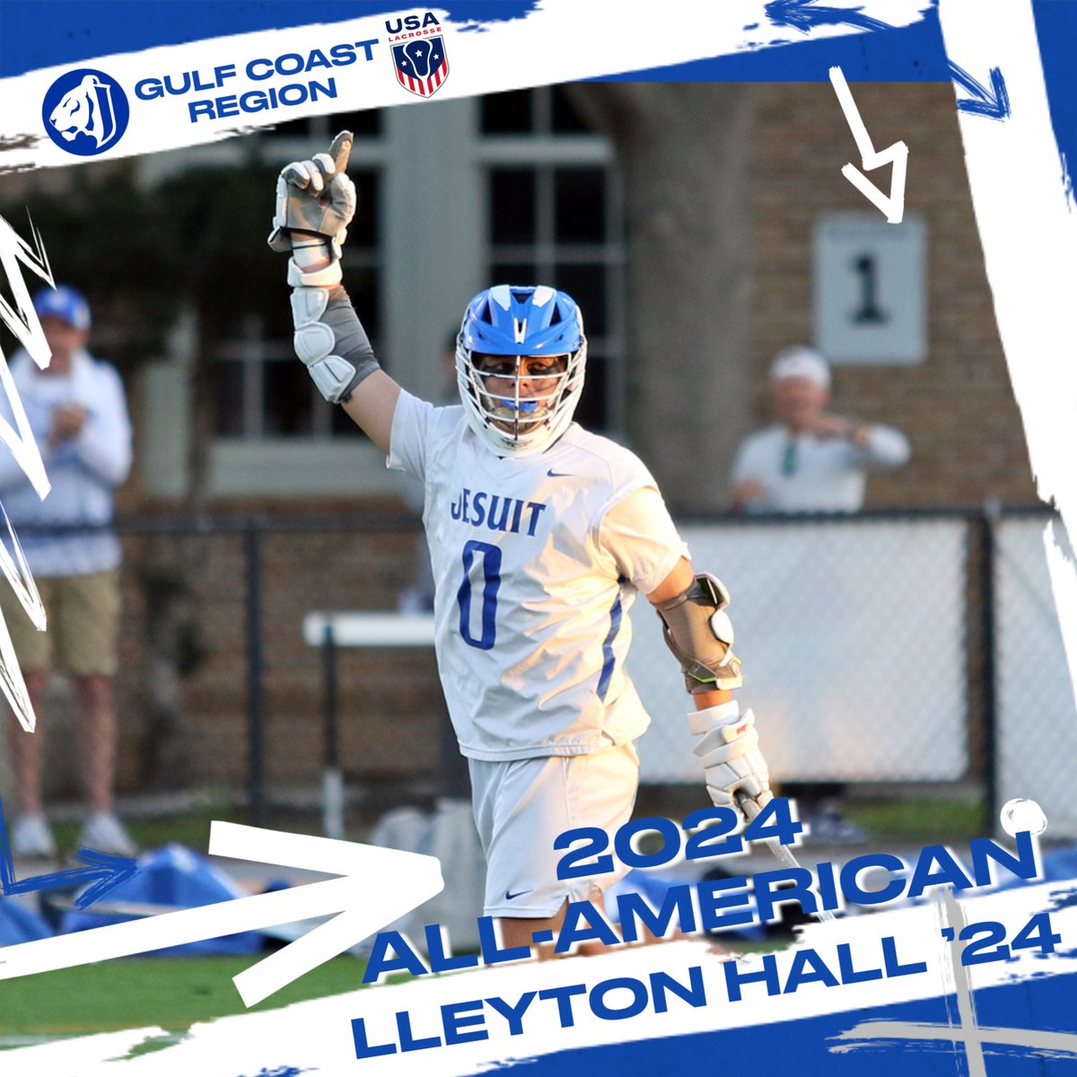 All-American! In 19 games, Lleyton Hall ’24 scored 61 goals and earned 30 assists to help the Tigers earn a 6th straight District title. Congratulations to Hall on another tremendous season! #AMDG #GoTigers