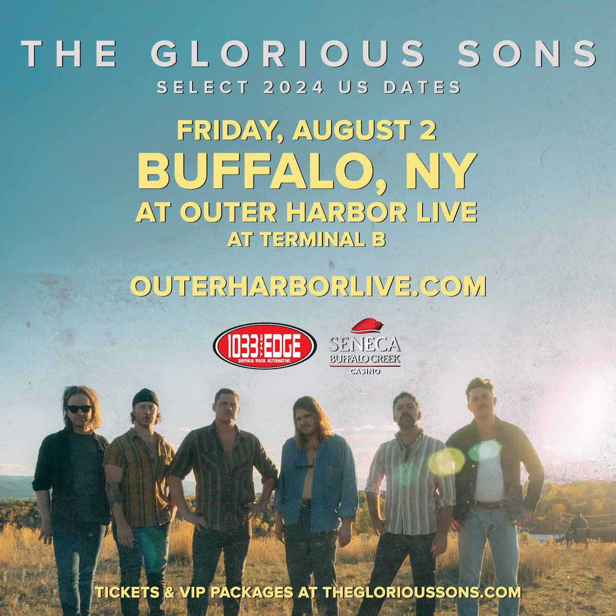 We can't wait! 103.3 The Edge presents The Glorious Sons at Buffalo Outer Harbor on August 2. All the info at wedg.com/2024/05/14/the…
