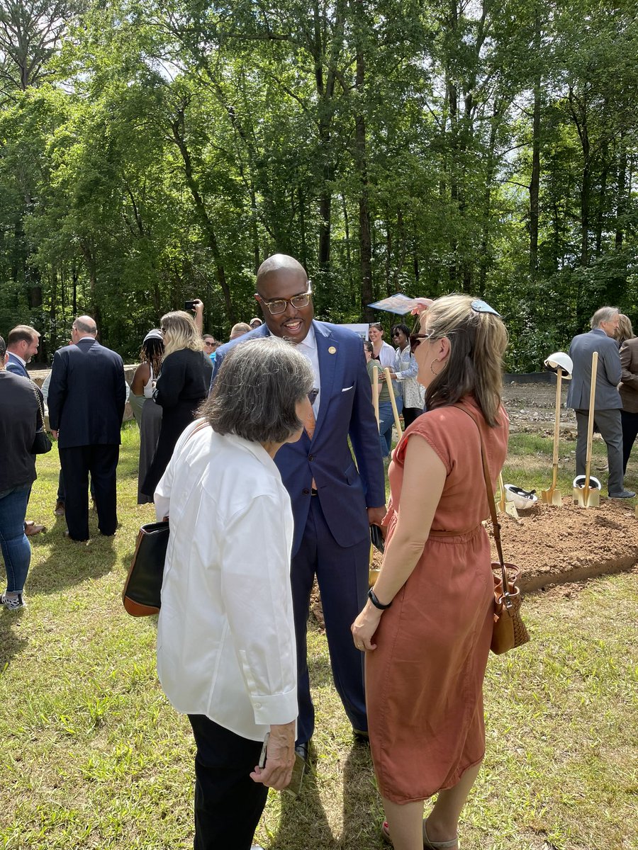 We are grateful for our consistent collaboration with @PulaskiAR County Judge @barryhyde4judge to improve the quality of life and place in our community. The County’s groundbreaking for the Providence Park Village is another piece of the quilt of solutions to ending homelessness.