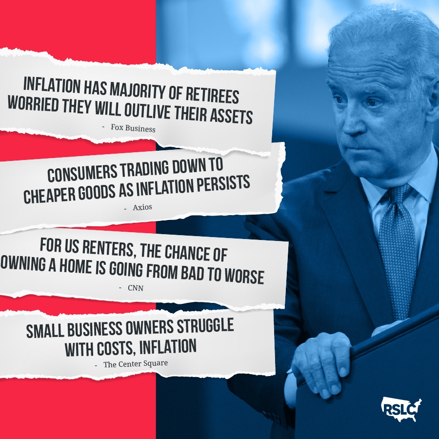 The headlines say it all. Economic woes persist as inflation continues to be a burden on hardworking Americans.